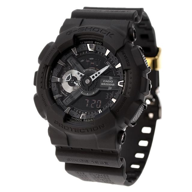 gショック ジーショック G-SHOCK GA-114RE-1A メンズ 腕時計 ブランド カシオ アナデジ オールブラック 黒 父の日 プレゼント 実用的｜nanaple｜02