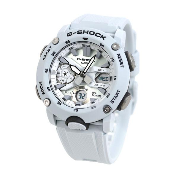 gショック ジーショック G-SHOCK GA-2000 アナデジ 腕時計 GA-2000S-7ADR シルバー ホワイト 時計 カシオ CASIOの画像