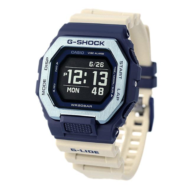 gショック ジーショック G-SHOCK GBX-100TT-2 Bluetooth メンズ 腕時計 ブランド カシオ デジタル ネイビー ブラック ベージュ 黒 父の日 プレゼント 実用的｜nanaple｜02