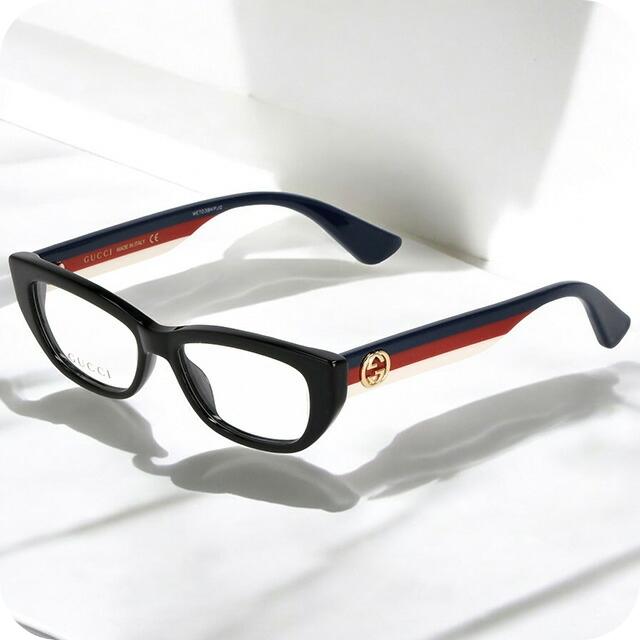 グッチ 眼鏡 レディース ブランド GUCCI GG0277O ブラック GUCCI（グッチ） 眼鏡 レディース ブランド GUCCI GG0277O ブラック