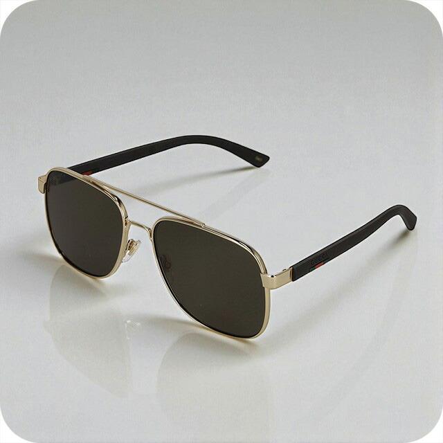 GUCCI（グッチ） サングラス メンズ ブランド GUCCI GG0422S ゴールド
