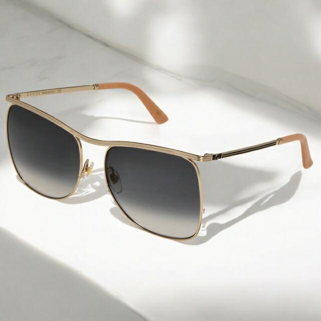 グッチ サングラス レディース ブランド GUCCI GG0820S ゴールド/グレー GUCCI（グッチ） サングラス レディース ブランド GUCCI GG0820S