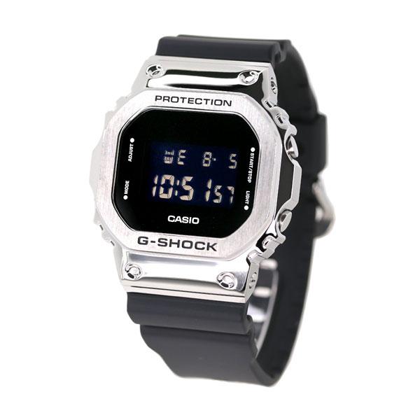 gショック ジーショック G-SHOCK 5600 メンズ 腕時計 ブランド デジタル GM-5600-1DR ブラック 黒 カシオ 父の日 プレゼント 実用的｜nanaple｜02