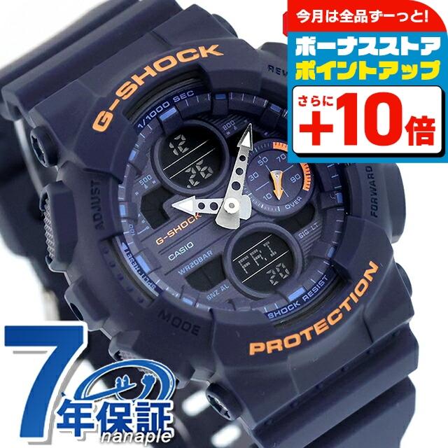 【新品】カシオ CASIO G-SHOCK 腕時計 レディース GMA-S140-2A2DR クォーツ 電池式 ネイビーxネイビー アナデジ表示 G-SHOCK gショック ジーショック クォーツ 電池式 GMA-S140-2A2