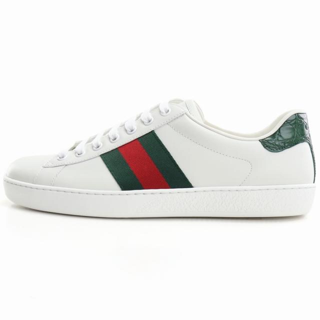 GUCCI さらに+6倍 グッチ ブランド スニーカー メンズ レザー GUCCI さらに+6倍 グッチ ブランド スニーカー メンズ レザー