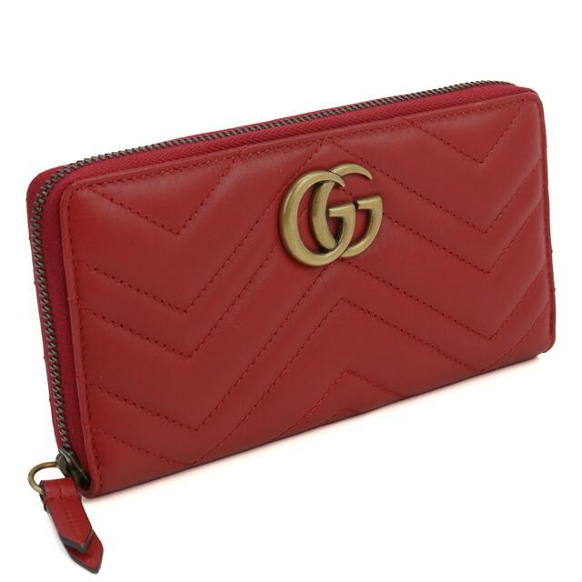 Gucci パッチワーク 長財布 GUCCI（グッチ） 長財布 ラウンドファスナー レディース レザー