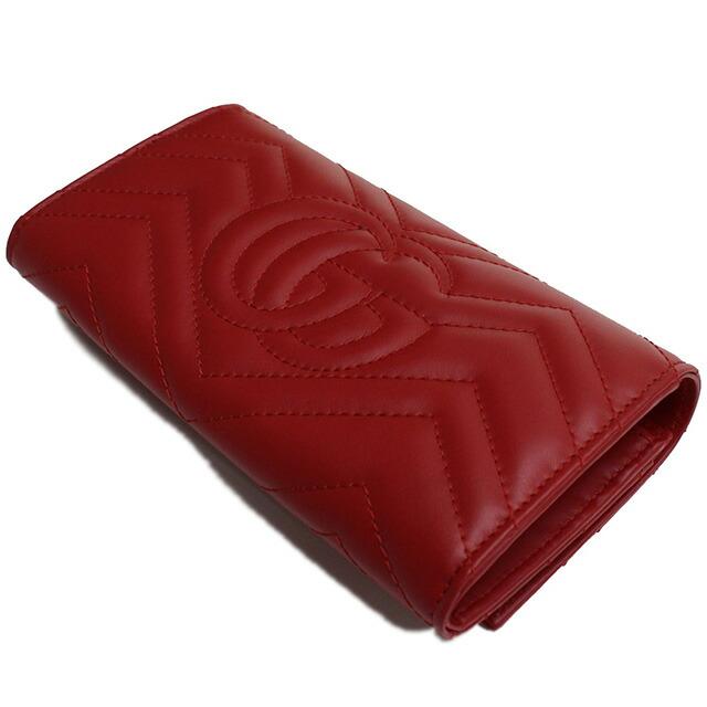 GUCCI（グッチ） 長財布ニ折小銭入付き レディース ブランド レザー