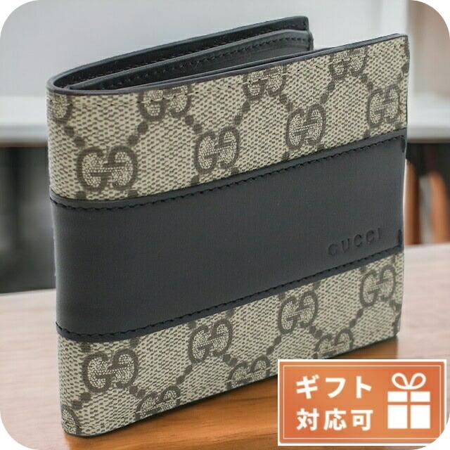 GUCCI 3/30さらに+22倍 グッチ 二つ折り財布 メンズ ブランド T.GG 