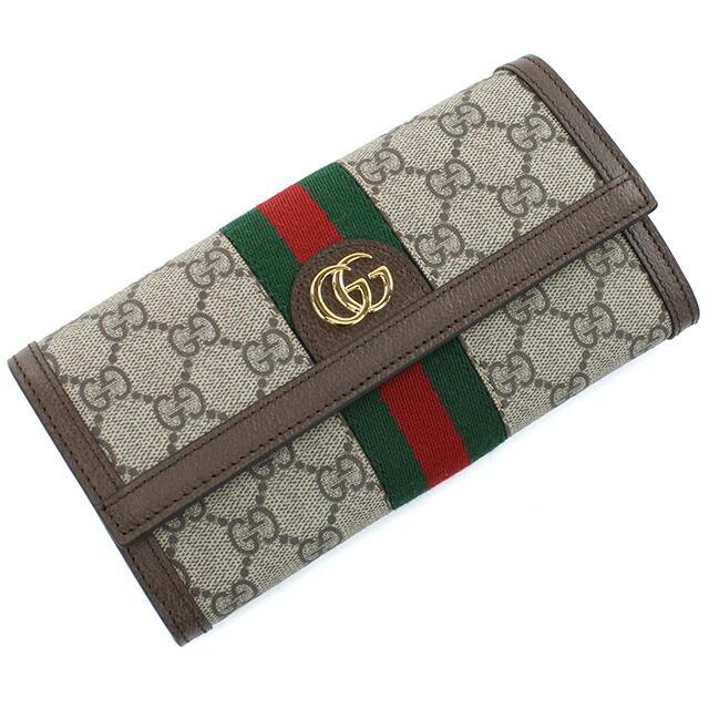 GUCCI（グッチ） 長財布ニ折小銭入付き レディース ブランド GG