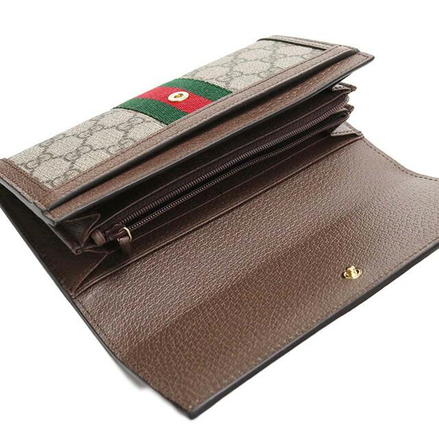 GUCCI（グッチ） 長財布ニ折小銭入付き レディース ブランド GG