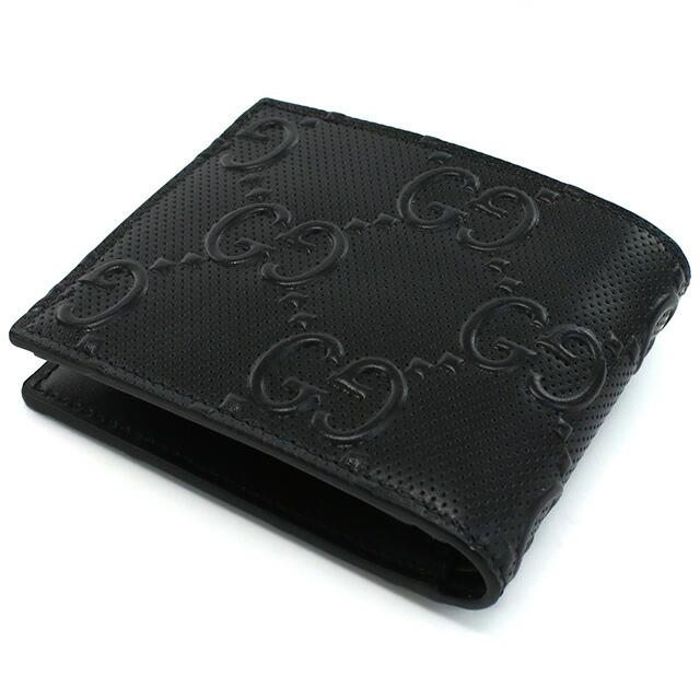 GUCCI（グッチ） 二折財布小銭入付き メンズ ブランド GUCCI GG
