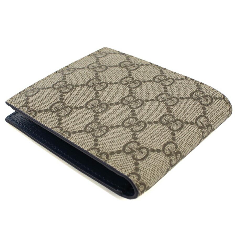 新品 グッチ GUCCI 2つ折り財布 レインボー＆ラブ ベージュ/マルチ GUCCI（グッチ） 二折財布小銭入付き メンズ ブランド GUCCI BICOLOR