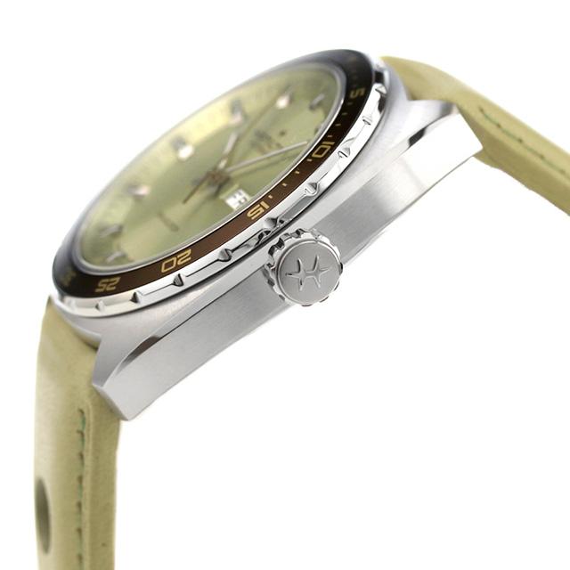 ハミルトン アメリカン クラシック パンユーロ デイデイト オート 42mm 自動巻き 腕時計 ブランド メンズ 替えベルト HAMILTON H35445860の画像