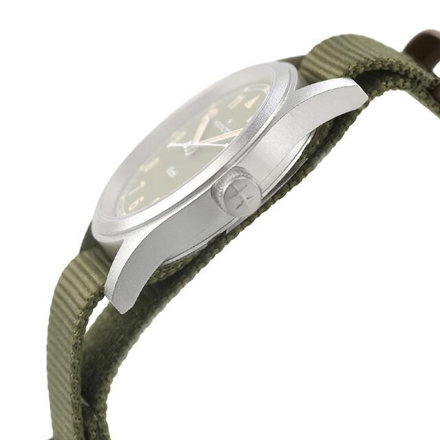 ハミルトン カーキ フィールド 33mm クォーツ 電池式 腕時計 ブランド メンズ HAMILTON KHAKI FIELD H69301960 アナログ カーキグリーンの画像