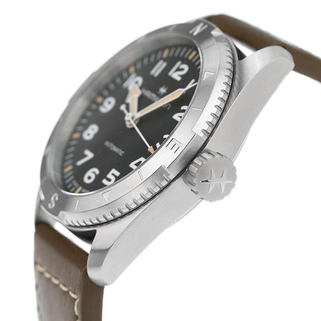 ハミルトン カーキ フィールド エクスペディション オート 37mm 自動巻き 腕時計 ブランド メンズ HAMILTON H70225830 アナログ スイス製の画像