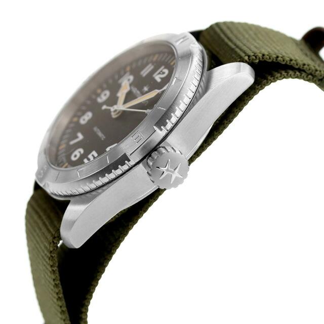 ハミルトン カーキ フィールド エクスペディション オート 37mm 自動巻き 腕時計 ブランド メンズ HAMILTON H70225931 アナログの画像