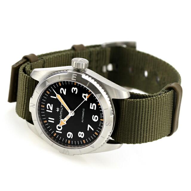 ハミルトン カーキ フィールド エクスペディション オート 37mm 自動巻き 腕時計 ブランド メンズ HAMILTON H70225931 アナログの画像