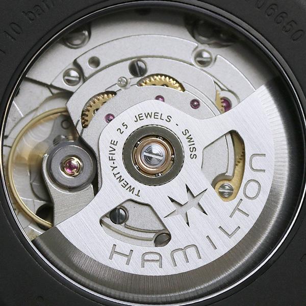 ハミルトン 時計 カーキ フィールド オート 42mm チタン 自動巻き 機械式 メンズ 腕時計 H70665533 HAMILTON ブラック ブラウンの画像