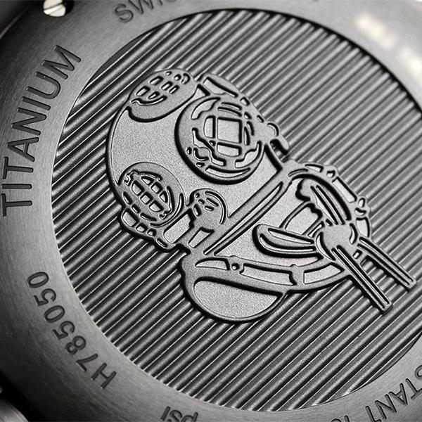 KHAKI NAVY ハミルトン 時計 カーキ ネイビー ビロウゼロ 50mm チタン