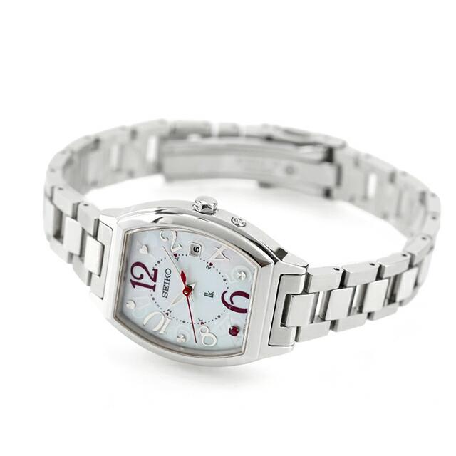 【新品】セイコー SEIKO LUKIA 腕時計 レディース HEE002J Happy Collection Warm Moments Limited Edition 限定モデル 電波ソーラー（1B32） ホワイトxシルバー アナログ表示 LUKIA セイコー ルキア Happy Collection Warm Moments Limited