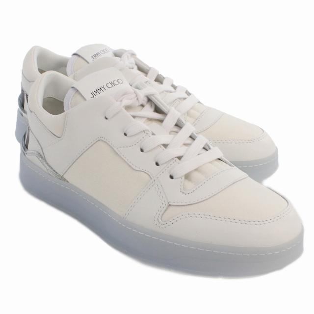 JIMMY CHOO メンズ Florent/M ジミー チュウロゴ付き スニーカー JIMMY CHOO ジミーチュウ ブランド スニーカー メンズ カーフ
