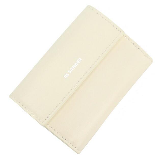 JIL SANDER ジル サンダー J07UI0009 三折財布小銭入付き ホワイト系 レディース JIL SANDER（ジルサンダー） ジル サンダー 三折財布小銭入付き