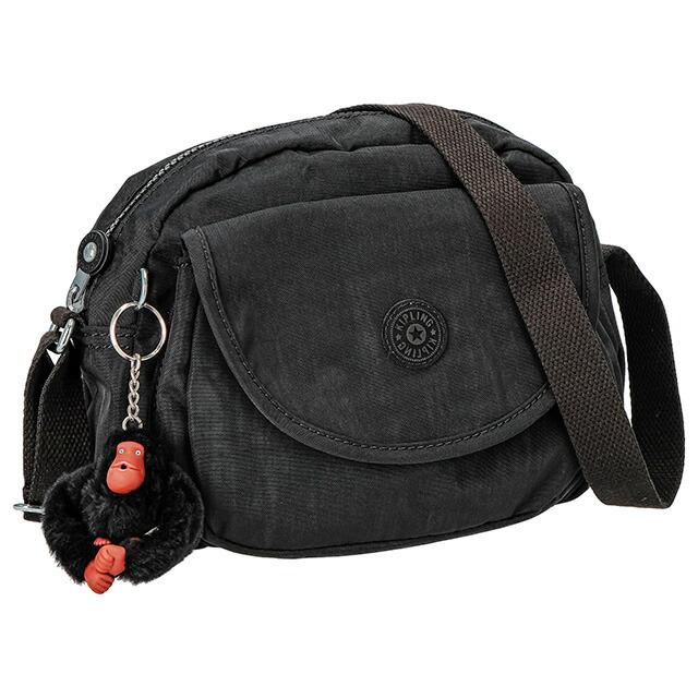 キプリング ショルダーバッグ レディース ブランド Kipling K153130DH BLACK TONAL ブラック 斜めがけ 高級 おしゃれ プレゼント 女性 実用的 かわいい kipling（キプリング） ショルダーバッグ レディース ブランド Kipling