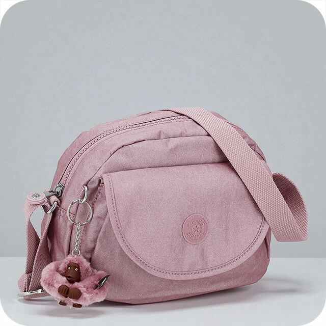 キプリング ショルダーバッグ レディース ブランド Kipling K701209GL BERRY GLOW MET ピンク 斜めがけ 高級 おしゃれ プレゼント 女性 実用的 かわいい kipling（キプリング） ショルダーバッグ レディース ブランド Kipling