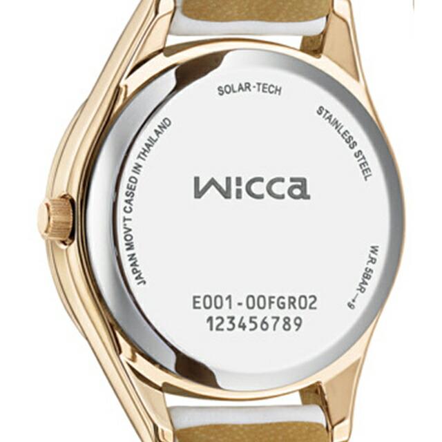 シチズン ウィッカ ACTIVE LINE ソーラーテック 腕時計 ブランド レディース CITIZEN wicca KH3-720-10 アナログ シルバー ホワイト 白の画像
