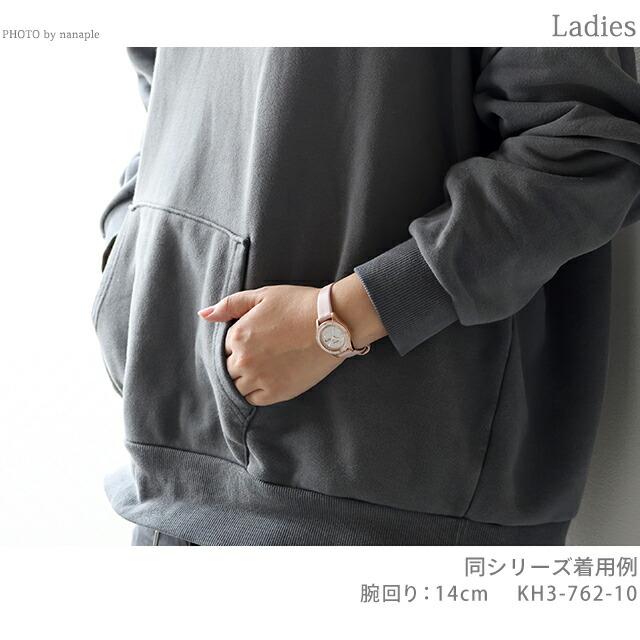 シチズン ウィッカ ACTIVE LINE ソーラーテック 腕時計 ブランド レディース CITIZEN wicca KH3-762-10 アナログ シルバー ピンクの画像