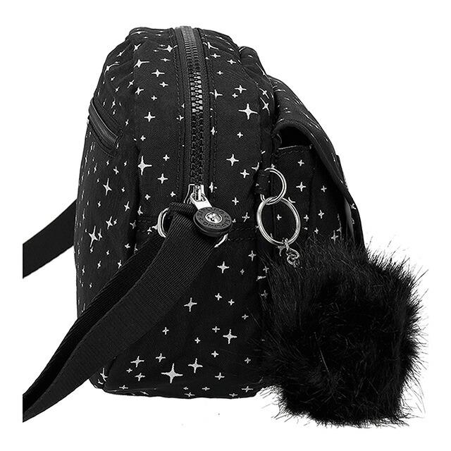 キプリング ショルダーバッグ レディース ブランド Kipling KI43241OM COSMIC TWILIGHT ブラック 斜めがけ 高級 おしゃれ プレゼント 女性 実用的 かわいい kipling（キプリング） ショルダーバッグ レディース ブランド Kipling