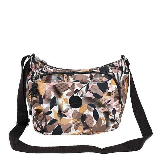 KIPLING キプリング ショルダーバッグ  総柄 ナイロン    ベージュ レディース / 240001197350 kipling（キプリング） ショルダーバッグ K01327 : ブランド探検隊