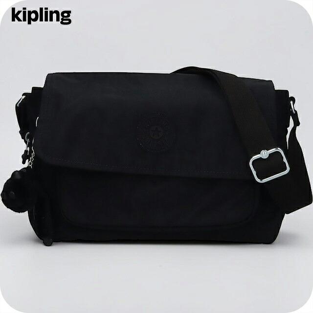 Kipling キプリング ブラック ショルダーバッグ　タグ付き レア kipling（キプリング） ショルダーバッグ レディース ブランド ダルマ