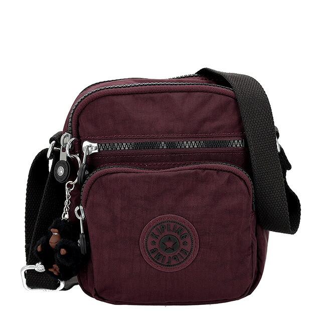 Kipling(キプリング) ショルダーバッグ美品  レッド×黒 kipling（キプリング） 《クーポン配布》キプリング ショルダーバッグ