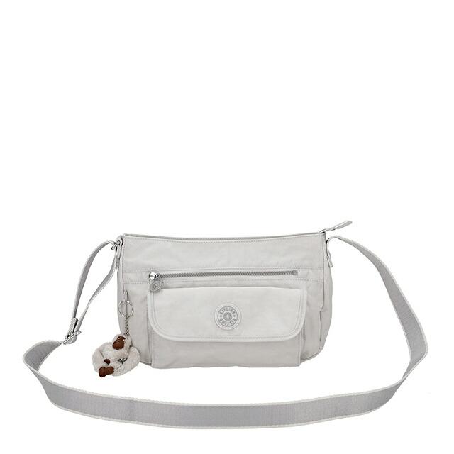 一度使用 キプリング ショルダーバッグ 白 kipling（キプリング 