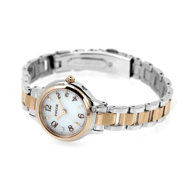 wicca（ウィッカ） シチズン ソーラーテック電波時計 腕時計 ブランド