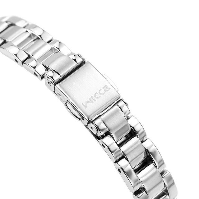 【新品】シチズン CITIZEN wicca 腕時計 レディース KS4-014-11 ソーラーテック電波時計（H0F6-04M） シルバーxシルバー アナログ表示 wicca（ウィッカ） 腕時計 ソーラーテック電波時計 シルバー KS4-014