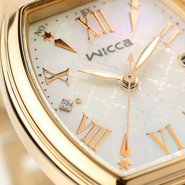 wicca シチズン ウィッカ ソーラーテック電波時計 腕時計 ブランド  