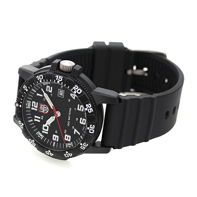 SEA TURTLE ルミノックス 0320シリーズ 腕時計 LUMINOX レザーバック