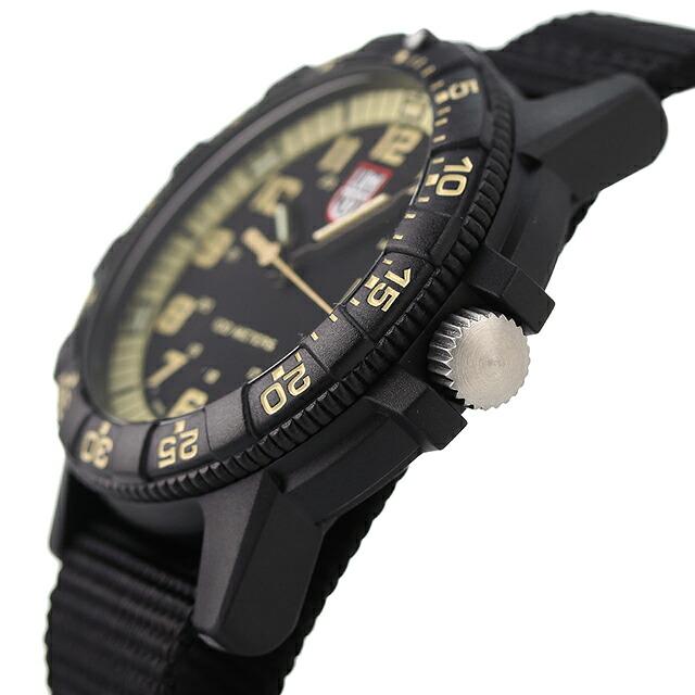 LUMINOX ルミノックス 0320 メンズ腕時計 電池交換済み 稼働品 SEA TURTLE ルミノックス 0320シリーズ レザーバック シータートル