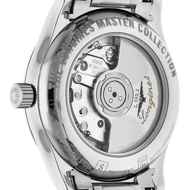 LONGINES グレー アナログ 腕時計 マスターコレクション ロンジン 自動巻き 腕時計 ブランド レディース