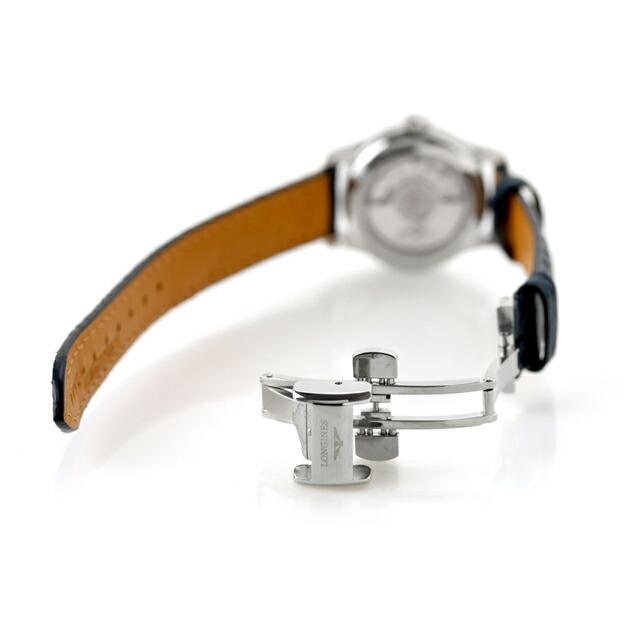 ロンジン レコード 自動巻き 腕時計 ブランド レディース LONGINES L2.320.4.96.4 アナログ ブルー スイス製の画像