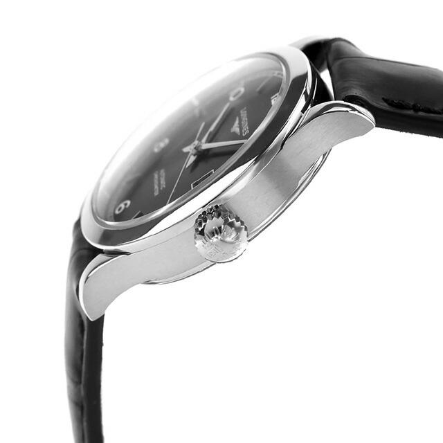 ロンジン レコード 自動巻き 腕時計 ブランド レディース LONGINES L2.321.4.56.2 アナログ ブラック 黒 スイス製の画像