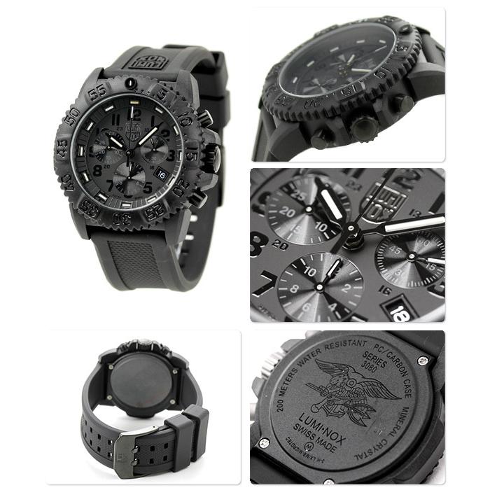 ルミノックス Luminox 腕時計 3081 Bo ルミノックス Luminox クロノグラフ ブラックアウト 腕時計のななぷれ 通販 Paypayモール