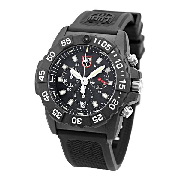 ルミノックス 3580シリーズ ネイビーシールズ クロノグラフ 45mm 3581 LUMINOX 腕時計 ブラック ホワイトの画像