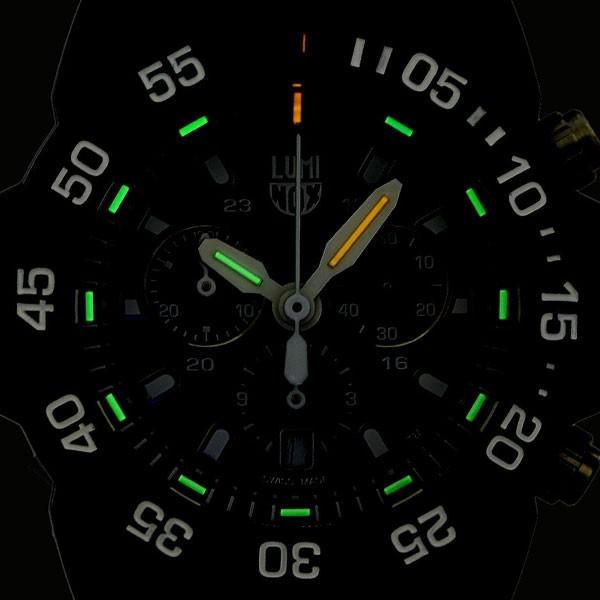 ルミノックス 3580シリーズ ネイビーシールズ クロノグラフ 45mm 3581 LUMINOX 腕時計 ブラック ホワイトの画像