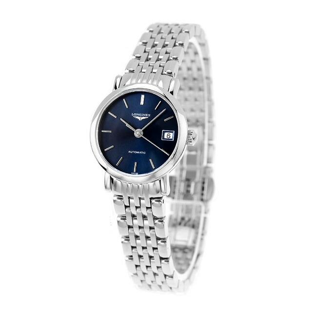ロンジン エレガント 自動巻き 腕時計 ブランド レディース LONGINES L4.309.4.92.6 アナログ ブルー スイス製の画像