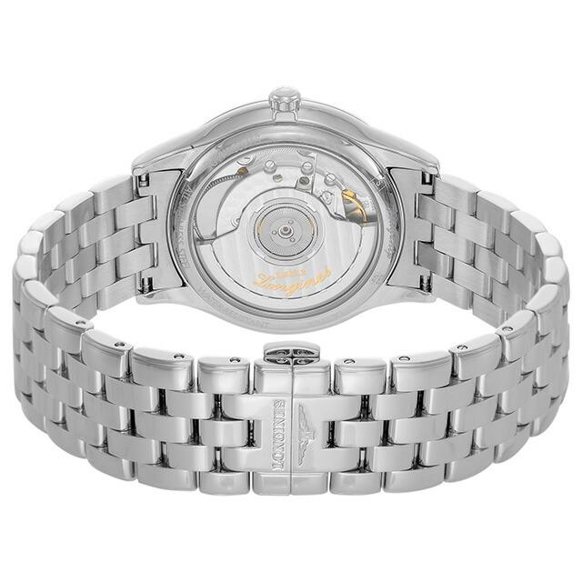 ロンジン フラッグシップ 自動巻き 腕時計 ブランド メンズ LONGINES L4.774.4.14.6 アナログ ホワイト 白 スイス製の画像