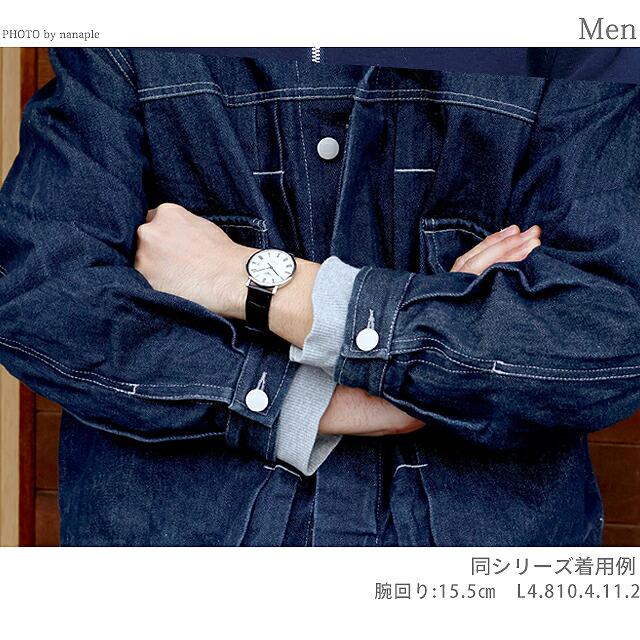 ロンジン エレガント 自動巻き 腕時計 ブランド メンズ LONGINES L4.810.4.92.6 アナログ ブルー スイス製の画像