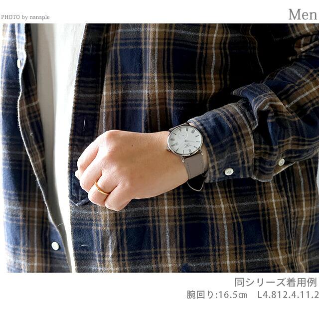 ロンジン L4.721.4 自動巻きメンズ レザーベルト LONGINES超美品